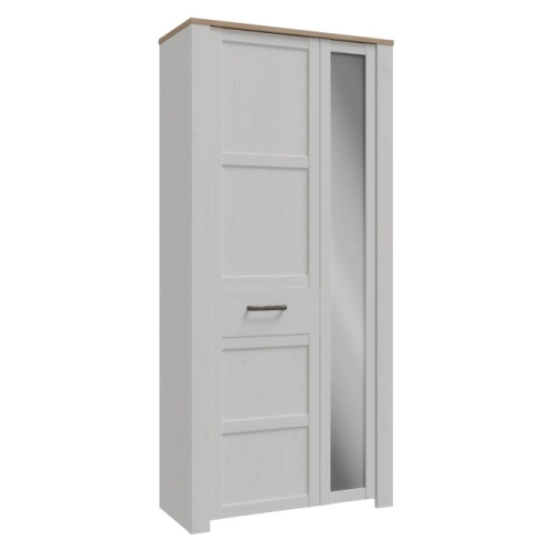 Szafa ubraniowa L Dąb Riviera / Modrzew Jasny Sibiu